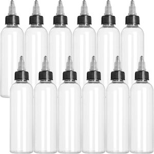 1 2OZ 3OZ 4OZ 5OZ 6OZ 8OZ 9OZ 10OZ 16OZ Glue Plastic <b>Bottle</b> with <b>Dispensing</b> Dropper Cap PET Transparent Plastic <b>Bottle</b> - Product Image 1