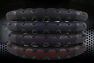   Housse de <span class=keywords><strong>volant</strong></span> de <span class=keywords><strong>voiture</strong></span> en cuir PU sport en forme de O/D pour Nissan Rogue/x-trail/kicks/rogue - Product Image 3