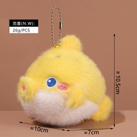 Porte-clés en peluche animaux marins : crevettes, crabes, homards – Doux, écologique, jouet durable pour machine à griffes, cadeau