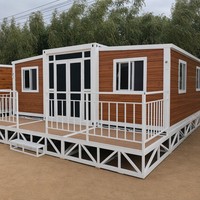 Maison conteneur pliable de luxe SUNRISE, camping, haute qualité, prix bas, maisons préfabriquées, mini-maison portable, maison préfabriquée