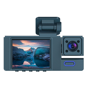 Nhà Máy Giá Bán Buôn Đáng Tin Cậy 1080P FHD Xe Hộp Đen Chất Lượng Tốt 3 Ống Kính Phía Sau Xem Xe Máy Ảnh <span class=keywords><strong>Dvr</strong></span> Với G-Cảm Biến Chế Độ Đỗ Xe - Product Image 2