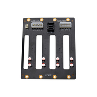Backplane 4PIN NAS Chasis Accesorios Conectores SATA 4 Placas de interfaz de disco duro Placa de circuito