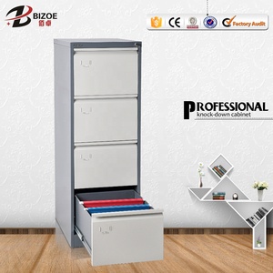 Nội Thất Văn Phòng Cũ Chất Lượng Cao Tủ Hồ Sơ Đứng Bằng Thép 4 Ngăn Kích Thước Tùy Chỉnh - Product Image 4