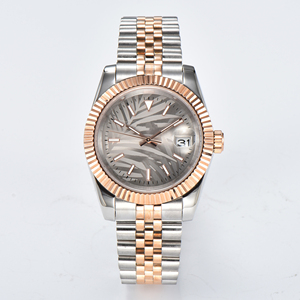 Luxury Men's Stainless Steel Bracelet Mechanical Watch Gold <b>Automatic</b> <b>Wristwatch</b> Waterproof Feature Classic Business Formal - Product Image 5