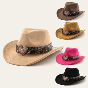 Sombrero de fieltro personalizado con logo, sombreros Fedora al por mayor, sombreros de fiesta, sombreros de vaquero y vaquera festivos, fabricante de sombreros para hombres y mujeres con logo personalizado - Product Image 1