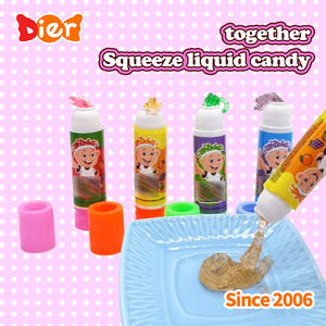 Permen grosir Label pribadi kustom pencet rambut ajaib permen cair rasa buah manis jeli Jam mainan permen anak-anak OEM - Product Image 2