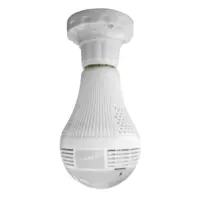 Wireless Bulb Lamp with Hidden Camera, Wifi, Two Way Audio