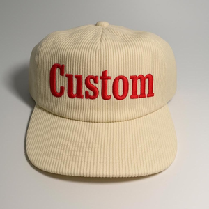 Casquettes Snapback en Corduroy Vert Personnalisées pour Hommes, Broderie de Logo, Casquettes de Baseball Snapback pour Hommes Unisexe - Product Image 4