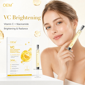 Traitement Concentré Éclaircissant Effet Peau de Verre Anti-Rides Soin Booster Vitamine C en Seringue Sérum Facial à la Niacinamide - Product Image 1