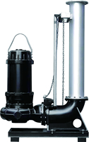 Pompe submersible pour eaux usées en fonte WQ500-9-22, 22 kW, 500 m³/h, hauteur de refoulement 9 m