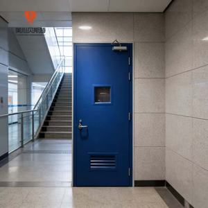 Porte en acier ignifuge sur mesure Mexin, porte coupe-feu de sécurité pour entrée principale, finition dans un style traditionnel - Product Image 2