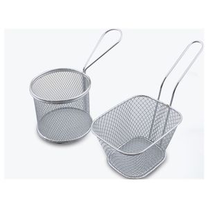 Lixsun Food Grade Stainless Steel Taco Mini Chip French Fries Serving Wire Basket <strong>Mesh</strong> <strong>Strainer</strong> for Fried Chicken - Product Image 3