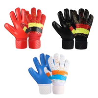 Guantes de Portero de Fútbol de Látex Unisex para Niños, Adultos y Adolescentes, Protección Profesional para los Dedos, Antideslizantes, para Entrenamiento