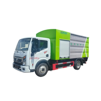 Camion broyeur de matériaux Dongfeng 10m³ à benne fermée intégrée pour broyage et transport efficaces des déchets de jardin et de construction