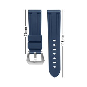 Correa de reloj Jettda de alta calidad, impermeable, de fluororubber, compatible con Panerai-Luminor Submersible serie <span class=keywords><strong>PAM</strong></span> 20/<span class=keywords><strong>22</strong></span>/24mm - Product Image 6