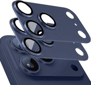 Protection d'objectif d'appareil photo pour iPhone 17 Pro Max, film protecteur intégré OEM Armor, verre trempé métallique AR, couvercle d'objectif de caméra arrière - Product Image 1