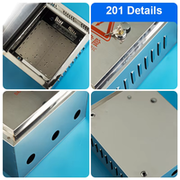 Caja de Distribución para Cámaras de Seguridad CCTV para Exteriores, con Carcasa de Acero Inoxidable Impermeable y Cerradura, Modelo 201/202/203