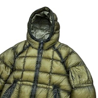 Salati Fabricant Personnalisé Veste d'Hiver Matelassée en Nylon Ripstop Légère à Capuche et Doublure Gonflable pour Hommes, Vente en Gros