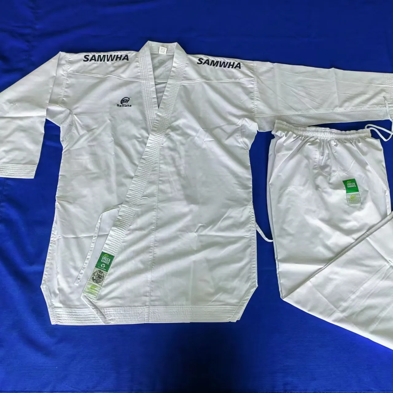 Hoge Kwaliteit Lichtgewicht Stof Vechter Dobok Karate Uniform Martial Arts Gerecycled Stof