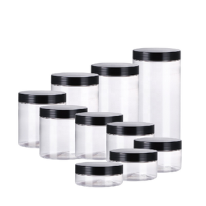 <span class=keywords><strong>Huanuo</strong></span> 1 litre 1000ml vide clair 89mm pot en plastique PET 1000g avec couvercle en plastique pour pot de nourriture crème d'emballage cosmétique - Product Image 3