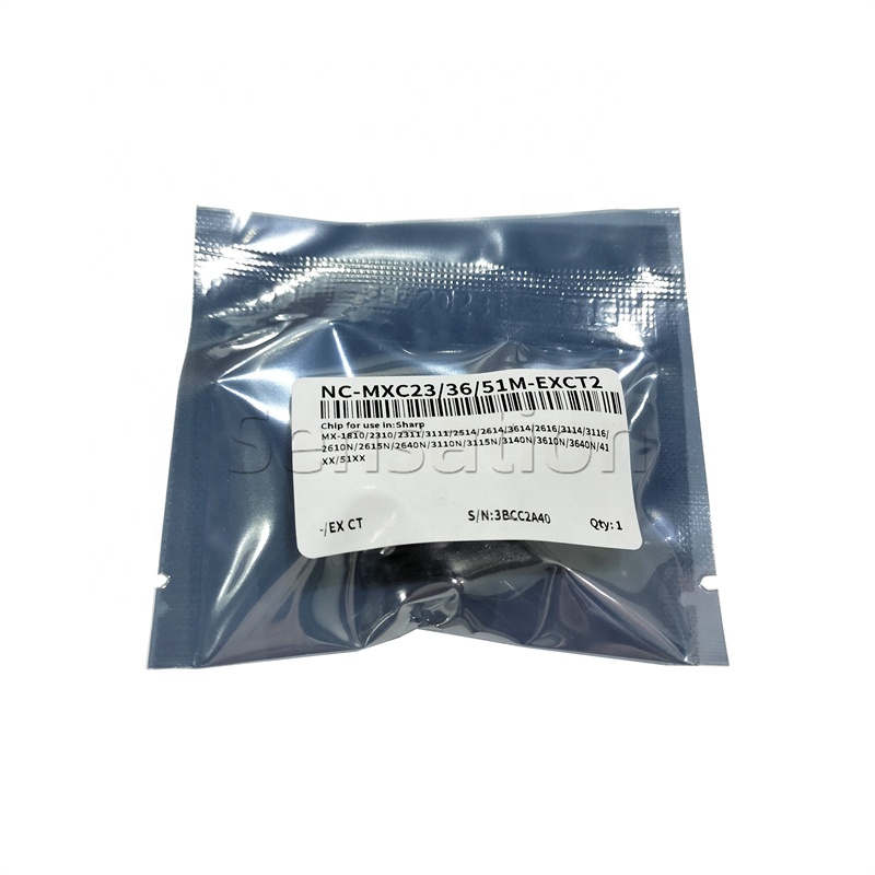 Универсальный MX-23 MX-36 MX-51 цветной тонер-картридж чип для Sharp MX-2310U 2616N 2610N 2615N 4110N 4111N