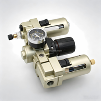 AC3000-03 FRL Filtre-régulateur-lubrificateur G3/8 Unité triple de traitement de l'air pneumatique