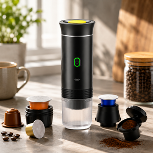 Premium Quality <b>Portable</b> Espresso Machine 3 in 1 Heating Capsule <b>Coffee</b> <b>Maker</b> 20Bar Small <b>Coffee</b> <b>Maker</b> Sample Available Factory - Product Image 1