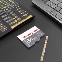 Carte mémoire SD haute vitesse 4 Go 8 Go 16 Go 32 Go 64 Go en plastique U3 Classe 10 pour GPS, appareil photo, téléphone portable, DVR, MP3