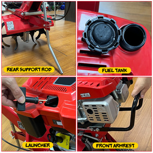 Tracteur <span class=keywords><strong>rotatif</strong></span> miniature pour jardin, machine agricole 7Hp, motoculteur <span class=keywords><strong>manuel</strong></span>, <span class=keywords><strong>cultivateur</strong></span>, moteur 140CC, largeur de travail 360MM - Product Image 5