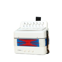 2025 Year Diatonic Accordion for Children 7 Key 2 Bass Button ABS Material USB Type C Connector Portable Small Convenient for