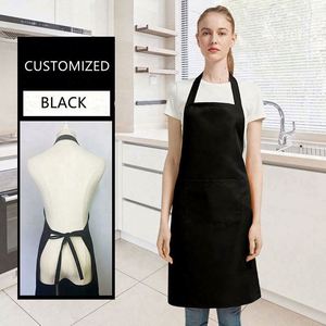 Custom Logo Cotton Cheap <b>Kitchen</b> <b>Aprons</b> Bulk <b>Kitchen</b> <b>Aprons</b> for Cafe Restaurants <b>Kitchen</b> <b>Apron</b> - Product Image 4