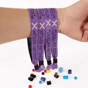Bracelets en gros avec bracelet tissé à la main, bracelets personnalisés pour événements, bracelets promotionnels publicitaires - Product Image 4