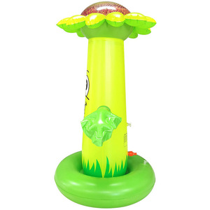 Inflatable Water Spray Sunflower Toy 120cm PVC Outdoor Summer Play For Kids - Product Image 4