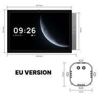 Panneau tactile intelligent Android Max 10,1 pouces pour la maison, résolution 1080p, design coulissant, contrôle par application, passerelle Wi-Fi/BLE/Zigbee pour toute la maison