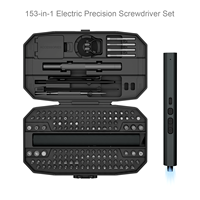 Mingtu – Kit de tournevis de précision électrique sans fil 153-en-1 pour diverses tâches de réparation complexes – Vente en gros OEM