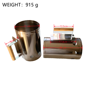 Outils de barbecue d'extérieur Grils <span class=keywords><strong>en</strong></span> acier inoxydable avec baril d'allumage au charbon Baril <span class=keywords><strong>en</strong></span> carbone pour une cuisine <span class=keywords><strong>en</strong></span> plein air pratique - Product Image 3