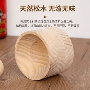 Wooden Dumpling Wrapper Press 10x4cm Natural Pine No Paint Kitchen Dough Rolling Tool Mochi <b>Mold</b> For Chinese New Year - Product Image 1