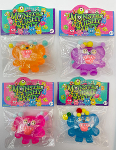 Juguete Promocional Kawaii Little Monster Squeeze Laugh, Juguete Antiestrés de TPR Suave con Cabeza de Ajo y Maltosa para Aliviar el Estrés - Product Image 3