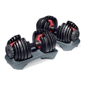 Logo personalizzato Palestra di Casa di Sollevamento Pesi Ergonomica <span class=keywords><strong>3</strong></span> Secondi Set Peso 16 24 40 <span class=keywords><strong>Kg</strong></span> Manubrio Regolabile Per La Vendita - Product Image 4