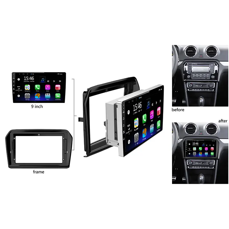 9 Inch Android Car Stereo Radio Video Autoestereo GPS BT WIFI FM RDSTouch Screen Autoradio For VW VOLKSWAGEN Jetta 2012