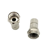 Cable Coaxial Rf RG6 conector tipo F hombre giro en RG6 F TV conector Conector F