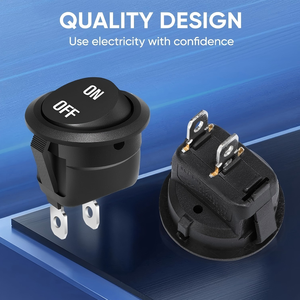 12 מתג נדנדה 2 pin כפתור 6a/250v 10a/125v ac קטן חשמלי לרכב סירה סטריאו ימית - Product Image 6