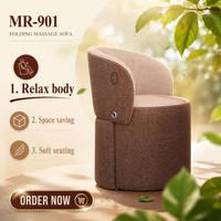 MR-901 Rechargeable salon canapés Shiatsu Pétrir Tapotant Chauffage Pliant Chaise de Massage