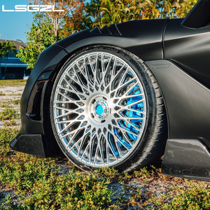 LSGZL - Rueda Forjada Personalizada de 17 18 19 20 21 22 Pulgadas 5x114.3 5x120 5x112, Rueda de Aleación Monobloque para Automóvil <span class=keywords><strong>Audi</strong></span> <span class=keywords><strong>RS</strong></span> Q5 Q8 BMW I8 M3 M5 - Product Image 3