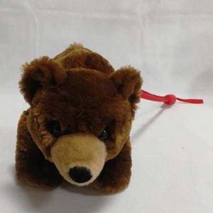 Cina all'ingrosso fabbrica personalizzato OEM/ODM di alta qualità imbottito 11 pollici <span class=keywords><strong>orso</strong></span> <span class=keywords><strong>Grizzly</strong></span> guinzaglio animale domestico con 26 pollici rosso bastone & imbracatura - Product Image 5