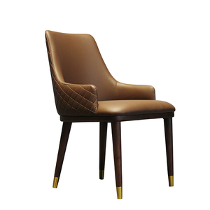 Bắc Âu nhà hàng đồ nội thất bọc da ghế gỗ đồ nội thất nhà gỗ soild Ghế ăn ghế khách sạn phòng ăn ghế - Product Image 5