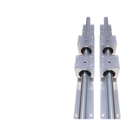 Bonne qualité Diamètre Aluminium Linéaire MotionLinearGuide Rail Arbre Rail Bloc Linéaire Curseur Cylindrique Linéaire Guide Rail Curseur
