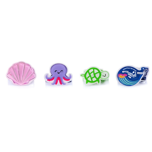 Fermagli per capelli serie Zi Ocean da 5,5 cm con design di animali marini a cartoni animati per bambini e ragazze - Product Image 2