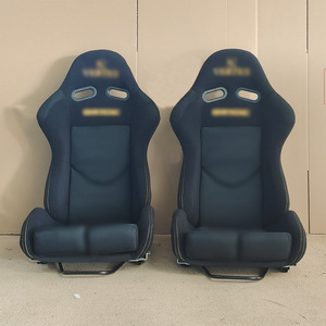 Banco Concha de Corrida em Fibra de Carbono para Carro Esportivo em Alcântara Preto Universal para Assento de Jogo de Corrida e Drift Simulador de Corrida e Cadeira de Escritório - Product Image 2