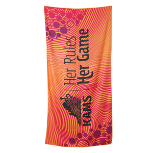 Serviette de plage en microfibre 70x140cm, imprimé abstrait, séchage rapide, portable, pour la natation, le fitness et la plage - Product Image 2